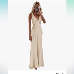 Mermaid Formal Dress - Champagne